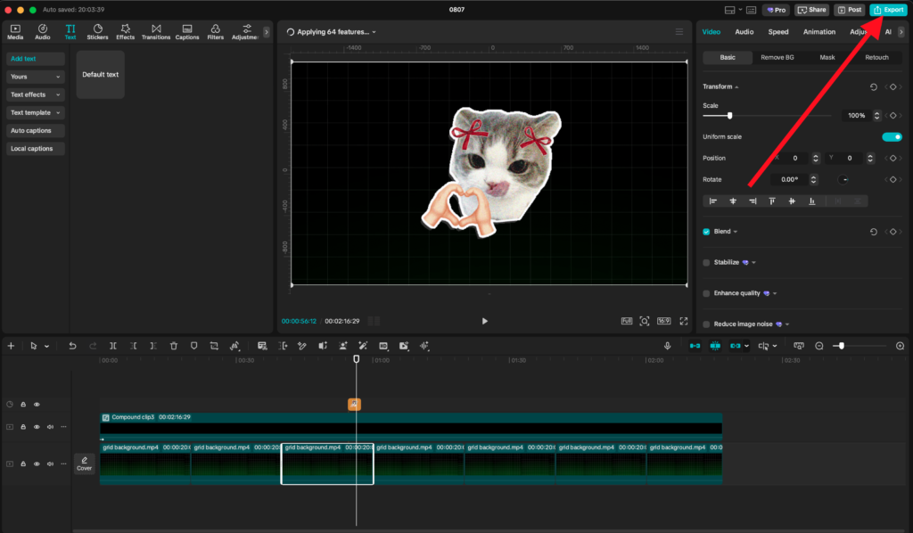 best export setting in capcut